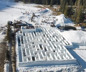 Śnieżny Labirynt Snowlandia w otoczeniu Tatrzańskiego Parku Narodowego w Zakopanem