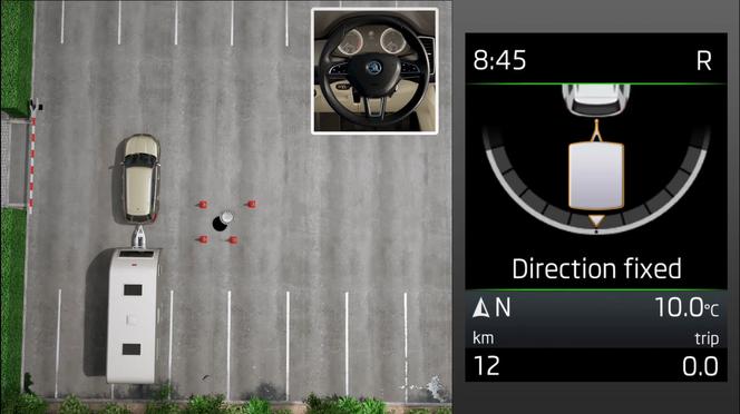 Skoda Trailer Assist - asystent manewrowania przyczepą
