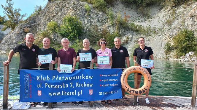 Klub Płetwonurków LOK "Litoral" zorganizował podwodne sprzątanie Zakrzówka