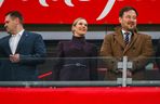 Marta Nawrocka na meczu Polska - Holandia