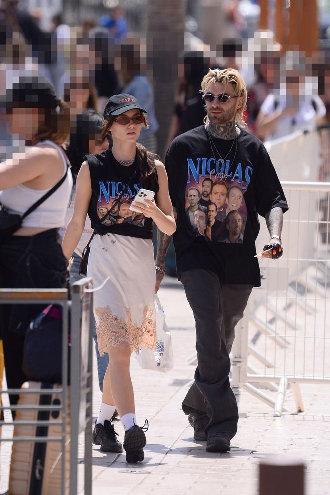 Martyna Byczkowska i Quebonafide w Cannes