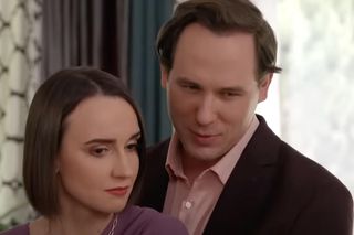 Pierwsza miłość. zwiastun: Melka (Ewa Jakubowicz), Reterski (Stefan Pawłowski) 