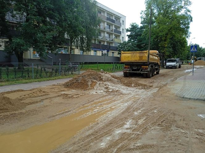 Remont ulic Błonie i Czerwonego Krzyża w Siedlcach