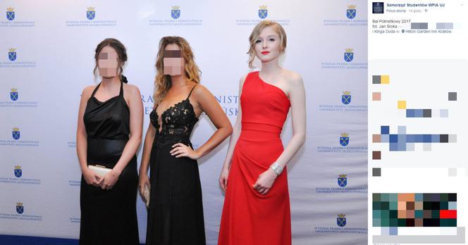 Kinga Duda na balu półmetkowym w luksusowym hotelu ZDJĘCIA