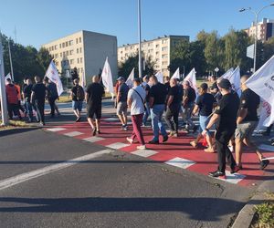 Paraliż w Jastrzębiu-Zdroju. Górnicy blokują kluczowe drogi