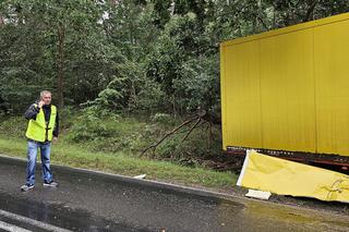 Wypadek w pobliżu Konotopu  - autobus z tirem 