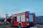 Wierzbica. Wybuch w zakładzie pracy. Dwóch mężczyzn rannych, jeden ciężko. Wypadek pod Radomiem [ZDJĘCIA].