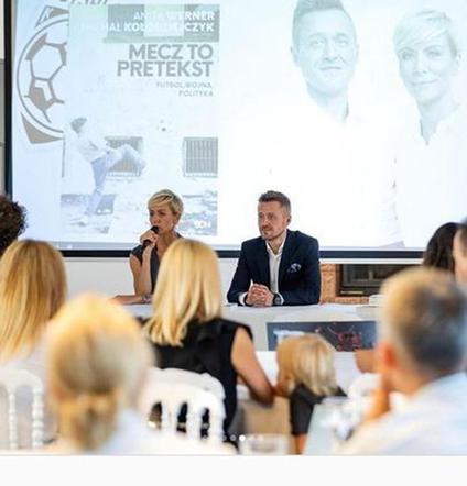 Anita Werner z partnerem promuje książkę