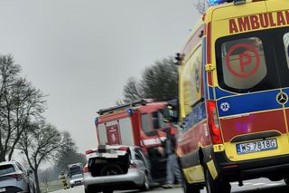 Zdarzenie drogowe na DK2 spowodowało utrudnienia w ruchu