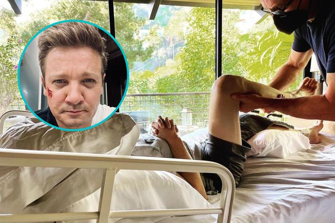 Jeremy Renner pokazał zdjęcia z rehabilitacji. Złamał ponad 30 kości