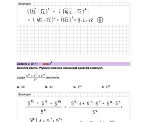 Matura matematyka 2025 - ARKUSZ CKE, ODPOWIEDZI  - FORMUŁA 2023
