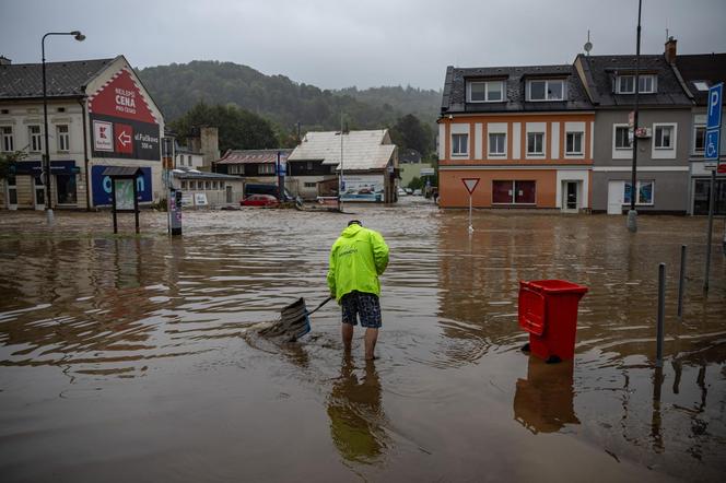 Czechy, powódź.