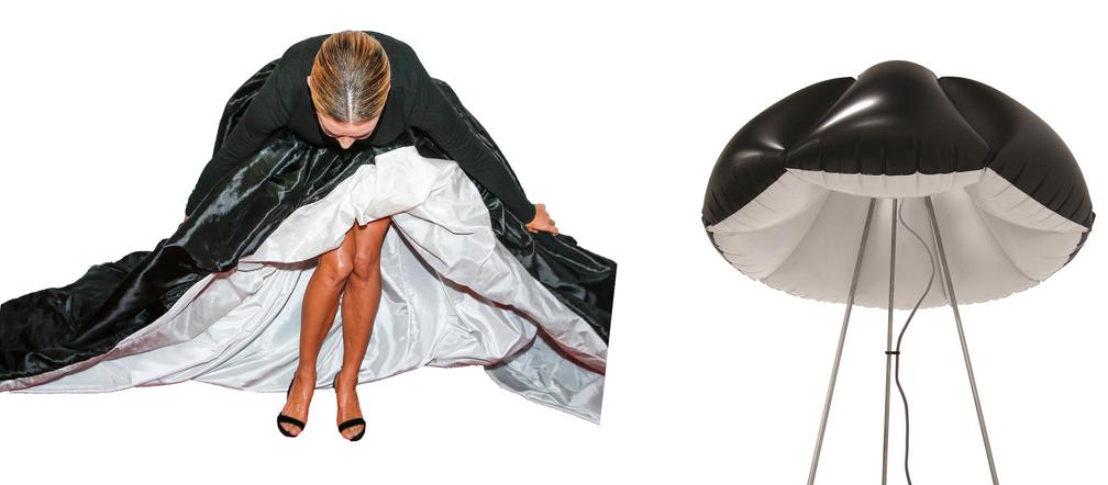 Małgorzata Rozenek ubrana jak lampa Orka