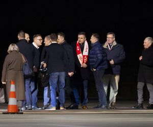 Donald Tusk przyleciał na mecz Litwa - Polska