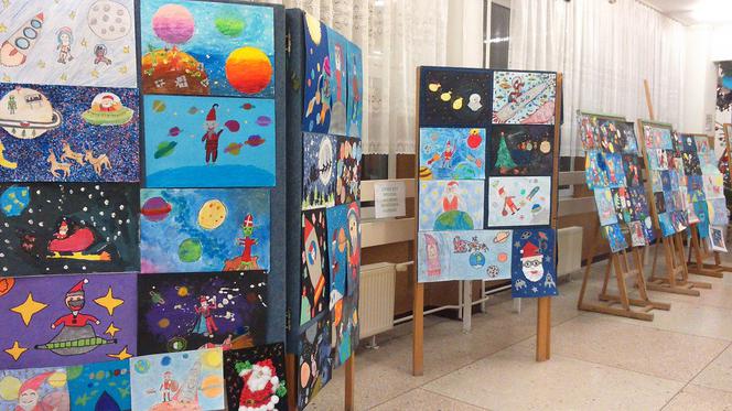 Tak mali artyści widzą św. Mikołaja w kosmosie! 