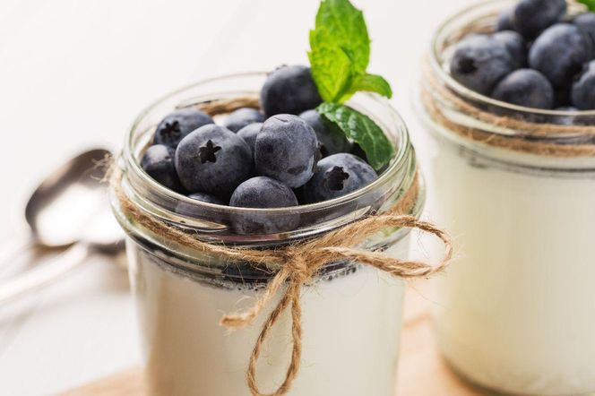 deser z borówkami i mascarpone