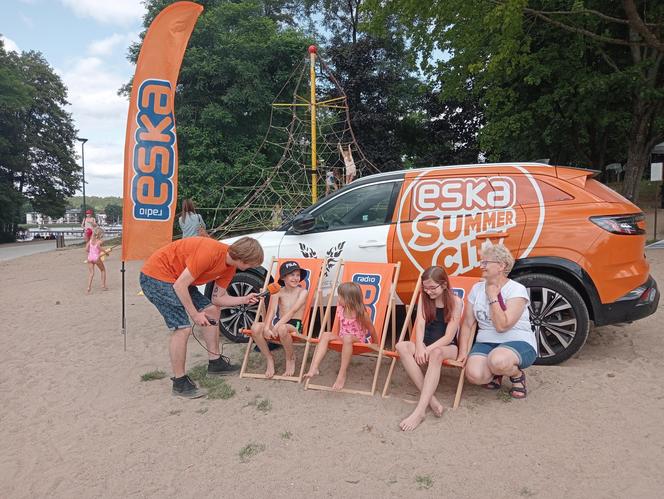 Eska Summer City Olsztyn. Pomarańczowa ekipa na Plaży Miejskiej