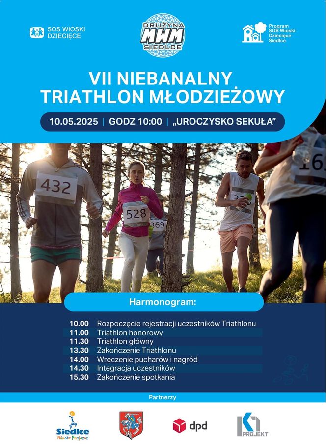 VII edycja Niebanalnego Triathlonu Młodzieżowego w Siedlcach już w ten weekend
