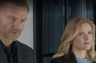 M jak miłość, odcinek 1686: Julia (Marta Chodorowska), Andrzej (Krystian Wieczorek)