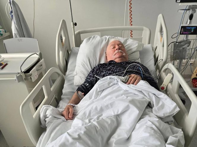 Lech Wałęsa w szpitalu 