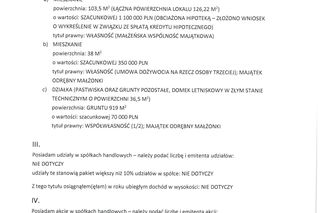 Oświadczenie majątkowe R. Trzaskowskiego