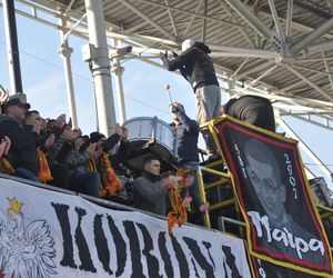 Korona Kielce - Motor Lublin. Kibice na Exbud Arenie