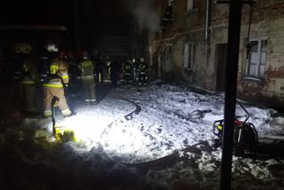 Pożar mieszkania na Wybickiego w Grudziądzu
