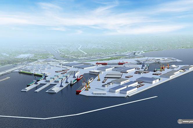 Port Gdańsk - wizualizacja