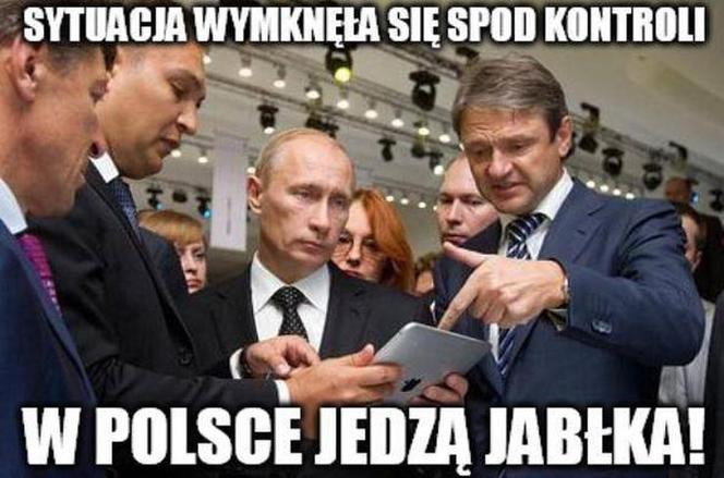 Jedz Jabłka na złość Putinowi MEMY