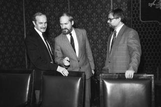 Adam Glapiński. Warszawa, 1992. Posiedzenie rzadu Jana Olszewskiego