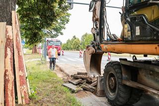 Ul. Rzgowska w remoncie