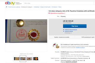 Fałszywe relikwie siostry Faustyny