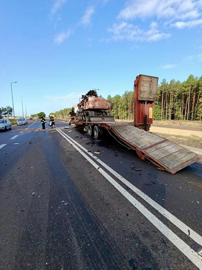 Tragiczny wypadek z udziałem dwóch ciężarówek. Jedna osoba nie żyje