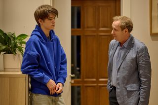 Na Wspólnej odc. 3974: Arek Ostrowski (Marek Kalita), Maciek (Aleksander Kalczyński)