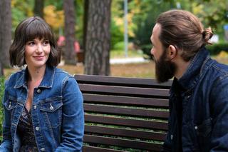 	M jak miłość odc. 1784. Ania (Alina Szczegielniak), gangster Robert (Kamil Drężek)