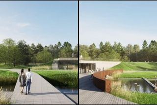 Wizualizacje nowego miejsca rekreacji nad jeziorem Guzianka Duża
