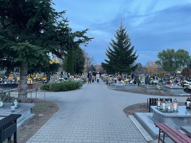 Cmentarz w Łodzi - 1 listopada
