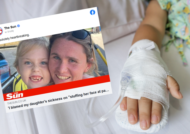 Mama podejrzewała zatrucie pokarmowe u córki, ale wymioty okazały się oznaką poważnej choroby