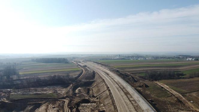 Trwa budowa S7 na odcinku Miechów - Szczepanowice