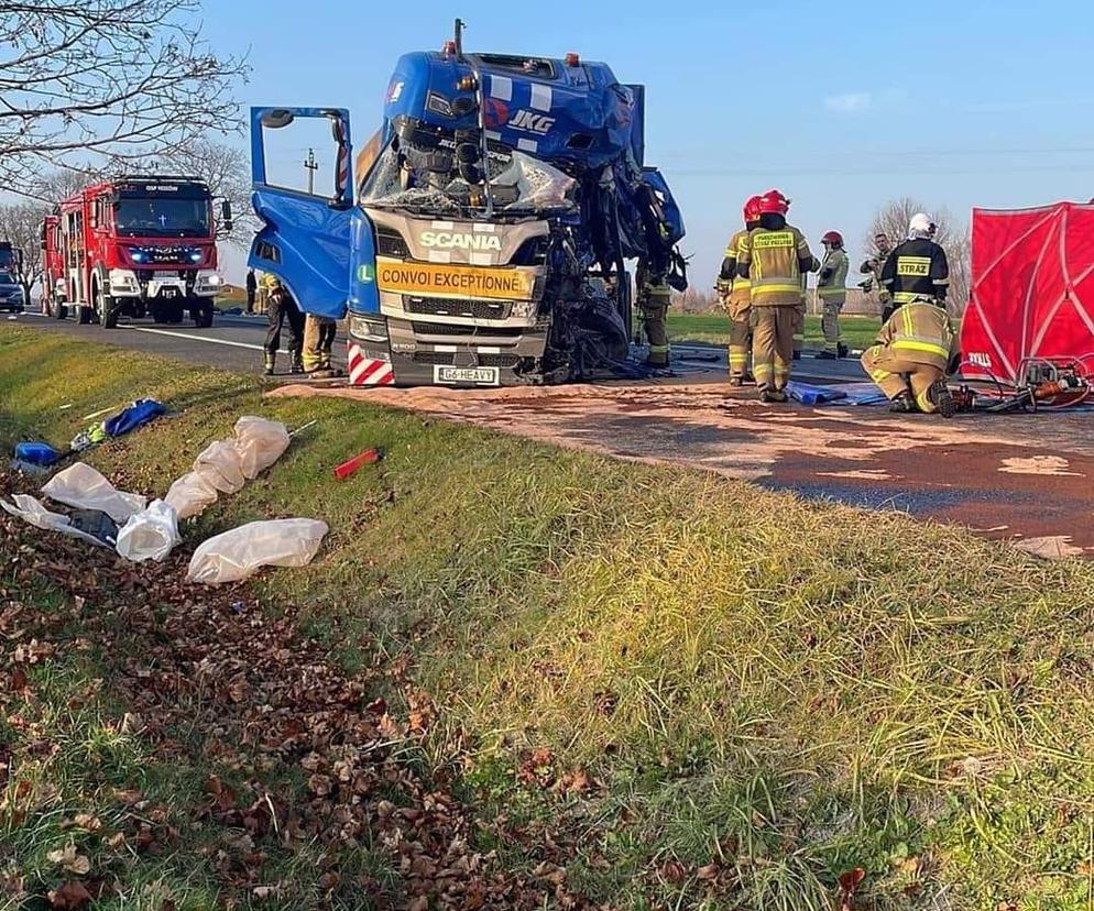 Wypadek drogowy w msc. Przełom