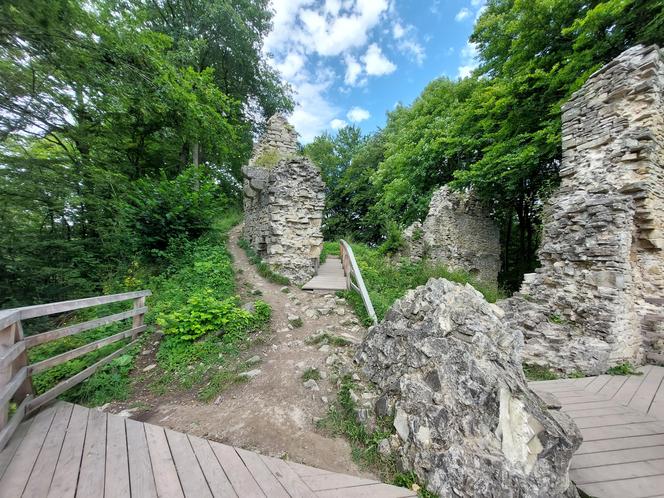  Ruiny zamku Sobień pod Sanokiem