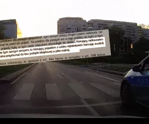 Nie było wyprzedzania na przejściu, bo był SPALONY kuriozalne pismo podbija sieć!