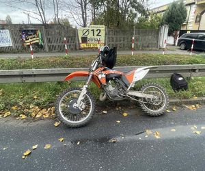 Wypadek i kolizja w Aleksandrówce - Oba zdarzenia w tym samym czasie i z udziałem motocykli crossowych