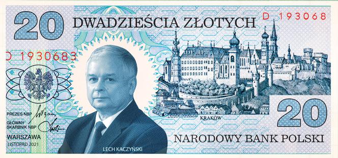 Lech Kaczyński na 20 zł. Narodowy Bank Polski szykuje banknot kolekcjonerski
