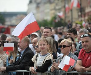 Uroczystości na pl. Zamkowym w Warszawie (3.05.2025)