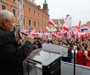 Manifestacja Prawa i Sprawiedliwości w Warszawie