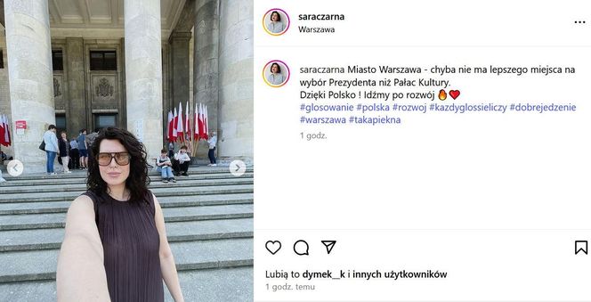 Wybory Prezydenckie 2025: Tak głosują gwiazdy w drugiej turze! Sara Czarna