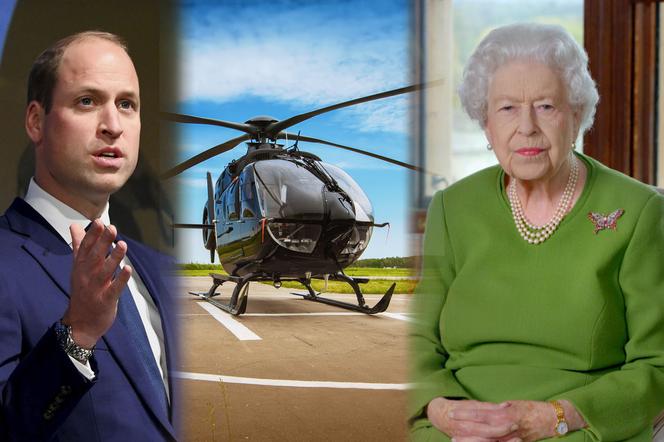 Królowa zakazała Williamowi latac helikopterami, boi sie ze dynastia upadnie