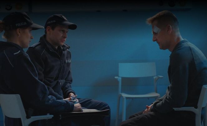 M jak miłość odc. 1876. Natalka (Dominika Suchecka), Adam Karski (Patryk Szwichtenberg), Paweł (Rafał Mroczek)