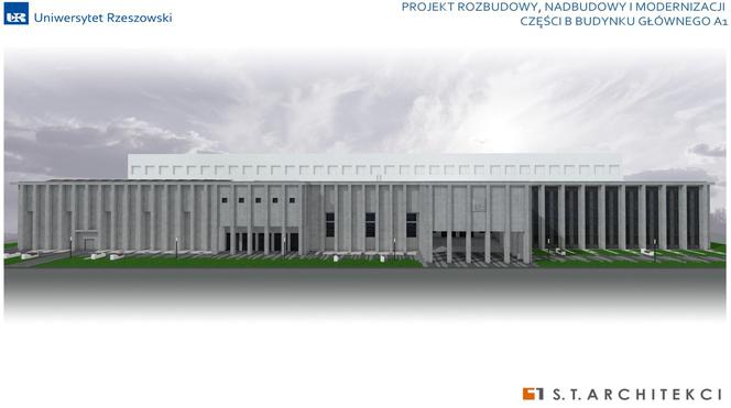 Projekt przebudowy budynku Uniwersytetu Rzeszowskiego
